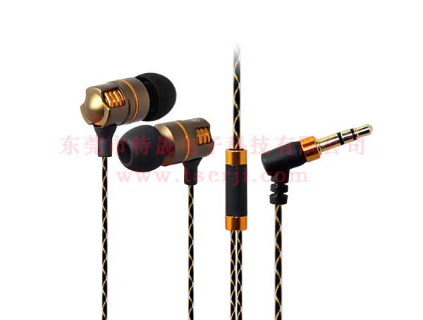 LS-EJ-148 入耳式蛇皮花線(xiàn)金屬耳機(jī)