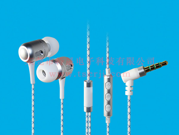 LS-EM-189 入耳式手機(jī)免提耳機(jī) TPE花線